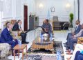 الرئيس الصومالي يستقبل في طوسمريب السفير التركي لدى الصومال