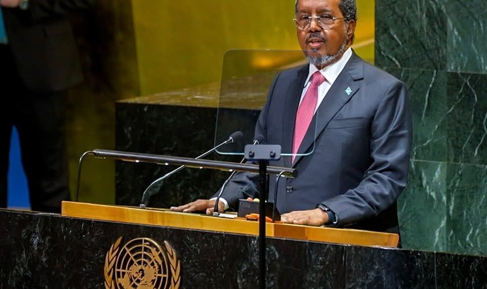 الرئيس الصومالي حسن شيخ يعرض أمام الأمم المتحدة إنجازات وتحديات الصومال ويؤكد المضي نحو اجراء انتخابات تاريخية