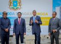 رئيس الوزراء الصومالي يضع حجر الأساس لمبنى وزارة المالية ويؤكد على حماية ممتلكات المواطنين