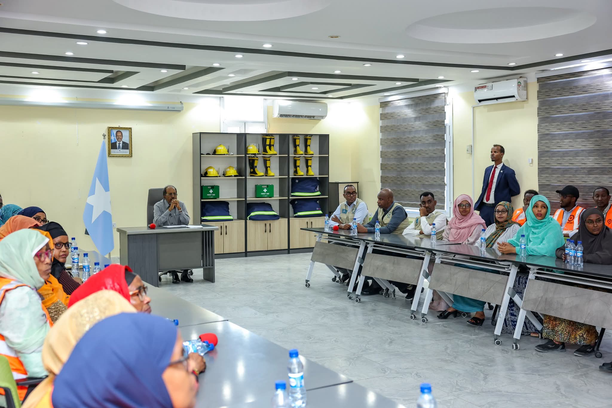 الصومال – رئيس الجمهورية حسن شيخ يوجه مؤسسات الدولة بإعطاء الأولوية القصوى لإغاثة المتضررين من الجفاف